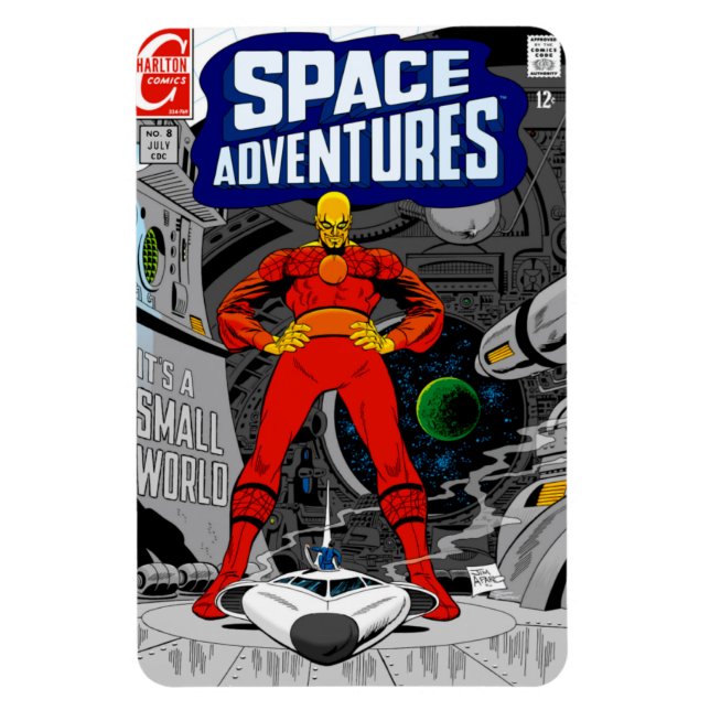 Imán 1960's 'SPACE Adventures' Magnet (Vertical)