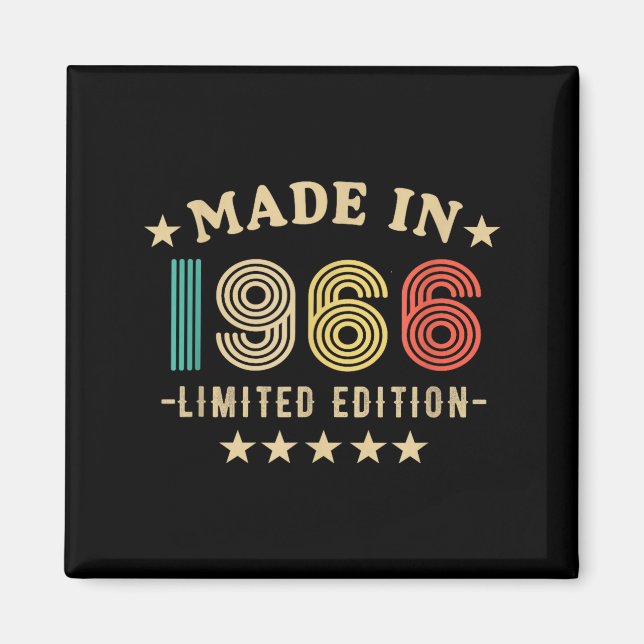 Imán 1966 60th Birthday,funny Retro 2026 Gift Him,dad,f (Frente)
