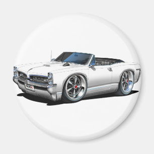 Imán 1966/67 convertible blanco de GTO