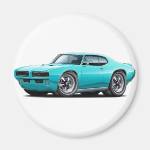 Imán 1968-69 coche de la turquesa de GTO