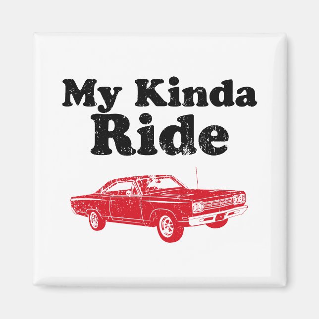 Imán 1969 Plymouth Road Runner (Frente)