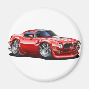 Imán 1970/72 coche del rojo del transporte