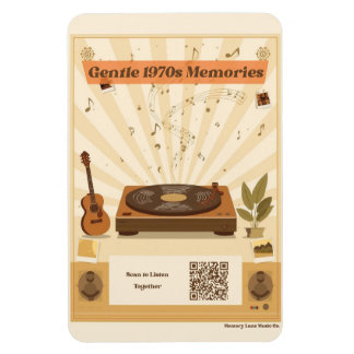 Imán 1970s Memory Care Music Playlist Magnet Dementia