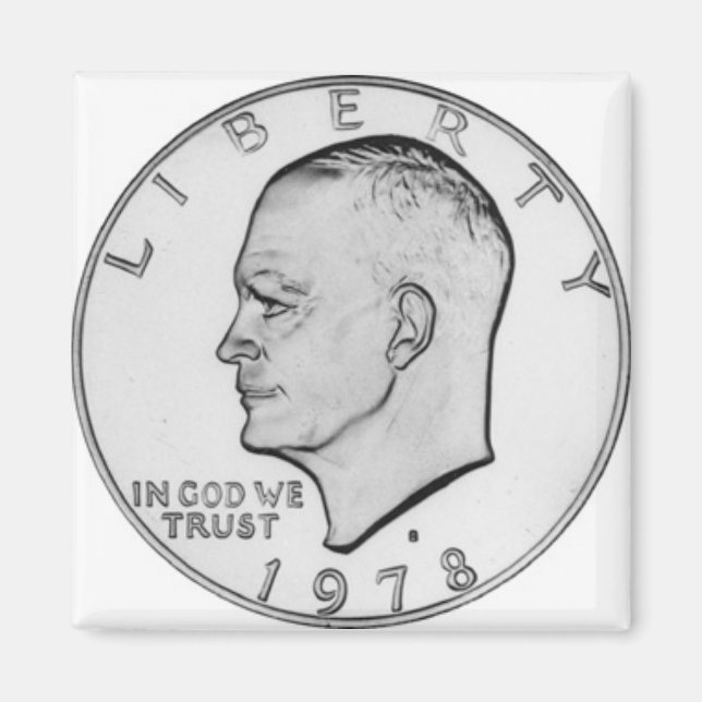 Imán 1978 Dollar, Eisenhower, products (Frente)
