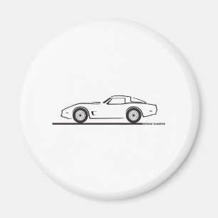 Imán 1980-82 Corvette de Chevrolet