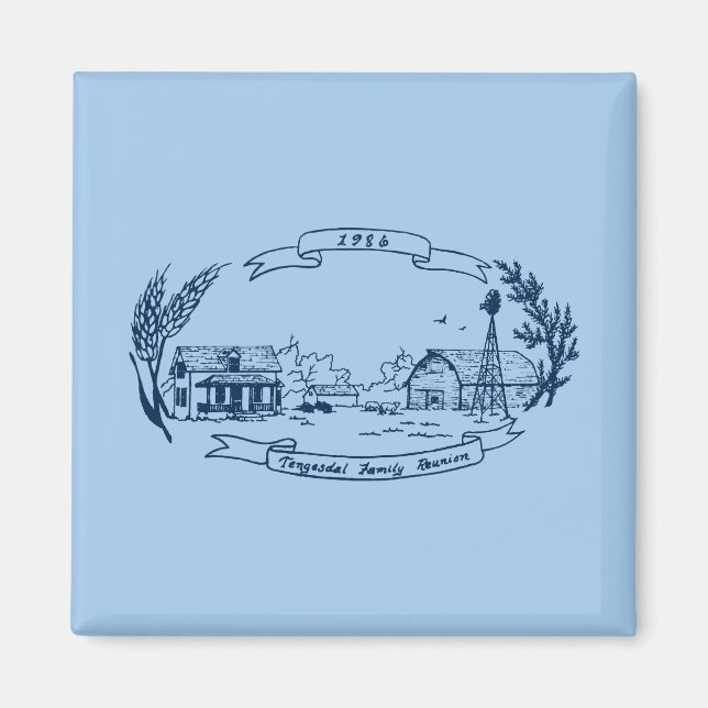 Imán 1986 Tengesdal Reunion (Frente)