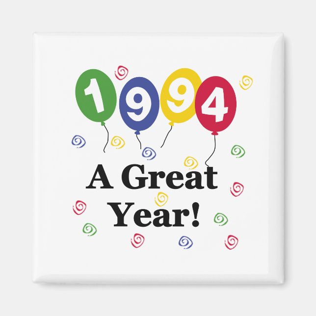 Imán 1994 Un Gran Cumpleaños De Año (Frente)