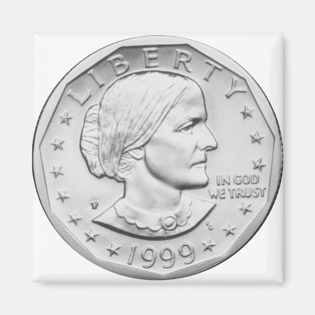 Imán 1999 Susan B. Anthony Dollar Products (Frente)