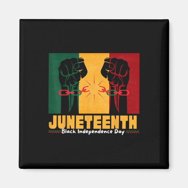 Imán 19 de junio de 1865 Día de la Independencia Negra (Frente)