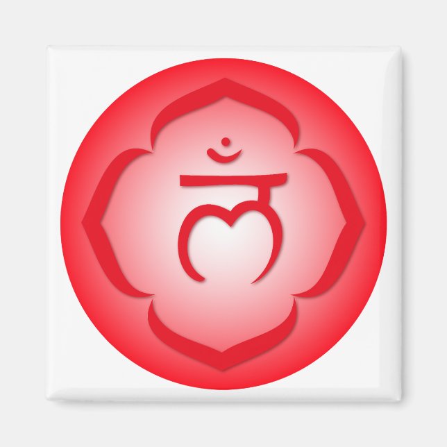 Imán 1.ª Chakra - Muladhara (Frente)