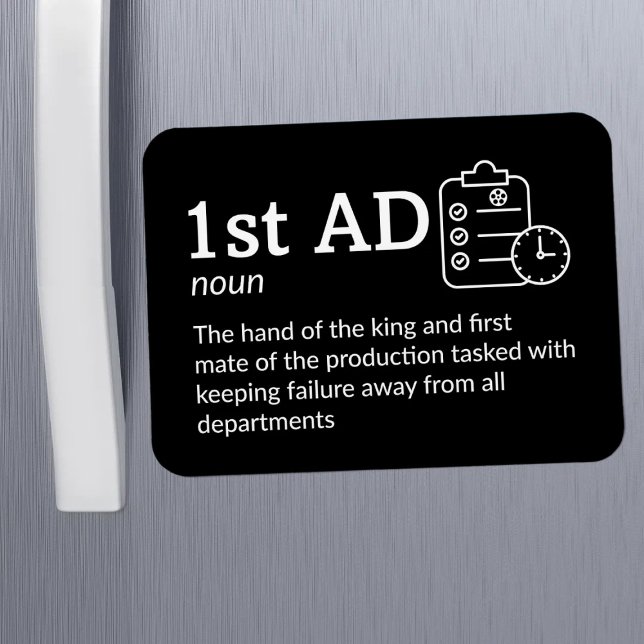 Imán 1.ª definición de AD - Film Crew 3" x 4" Flex (Subido por el creador)