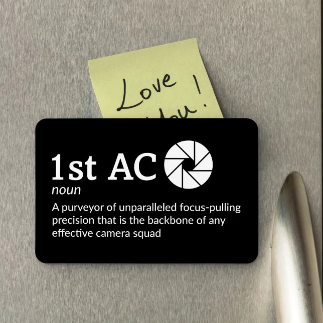Imán 1.ª definición de AD - Film Crew de 4" x 6" Flex (Subido por el creador)