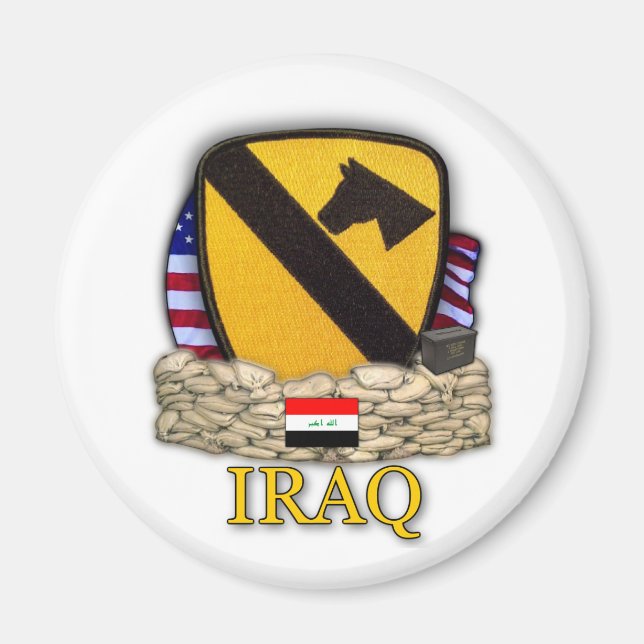 Imán 1.ª división de caballería aérea caballería vetera (Frente)