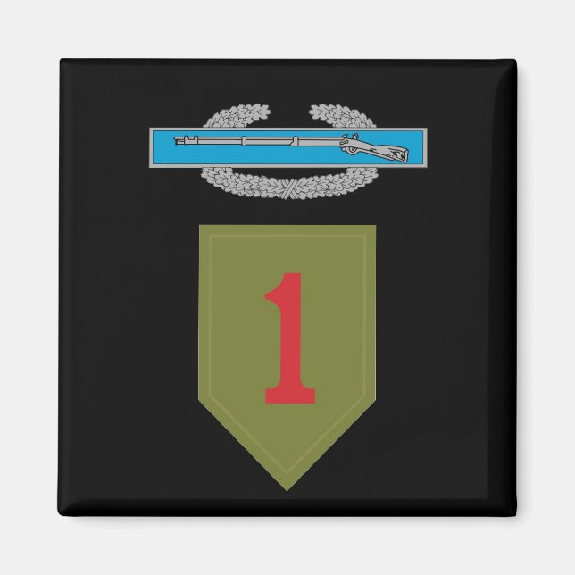 Imán 1.ª División de Infantería CIB Magnet (Frente)