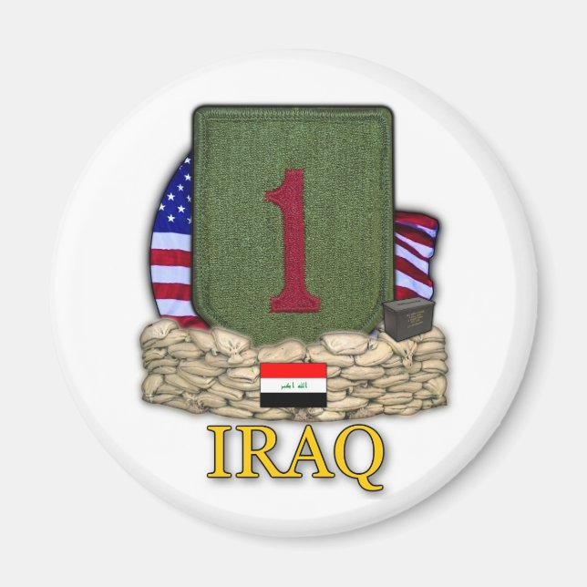 Imán 1.ª división de infantería veteranos de guerra de  (Frente)