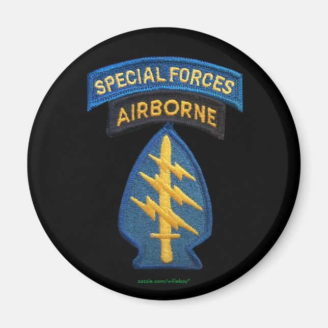 Imán 1.ª fuerza especial flash vet iraq imnet vfw (Frente)