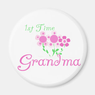 Imán 1.ª Vez Flores Rosa-Abuelas