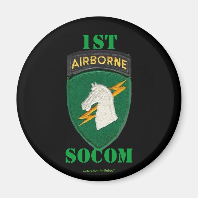Imán 1.ᵉʳ comando de operaciones especiales parche soco (Frente)