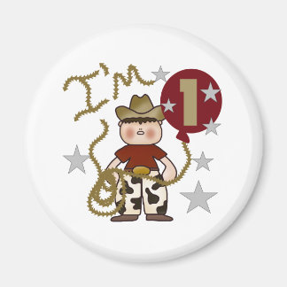 Imán 1.ᵉʳ Cumpleaños de Cowboy
