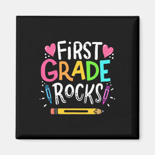 Imán 1.ᵉʳ Grado de Regalo de Maestros Rock de 1er Grado