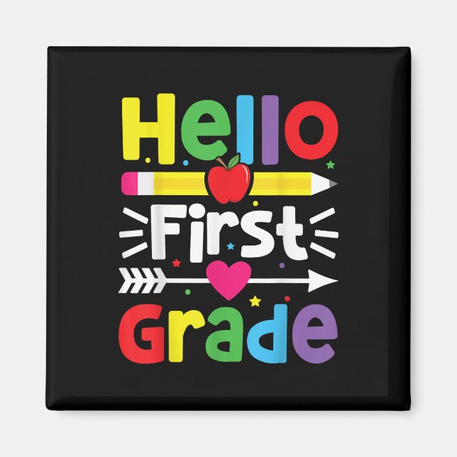 Imán 1.ᵉʳ Grado De Regreso Al Profesor Escolar (Frente)