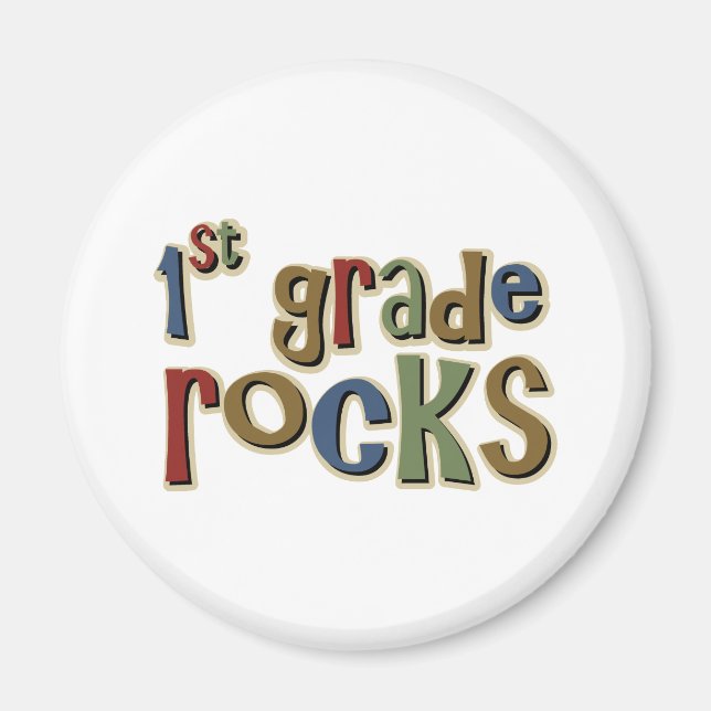 Imán 1.ᵉʳ Grado Rocks primero (Frente)