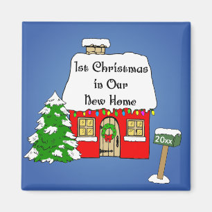 Imán 1.ᵉʳ Navidad en nuestro nuevo hogar