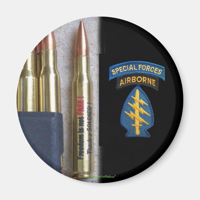 Imán 1.ᵉʳ parche de flash de las fuerzas especiales vfw (Frente)