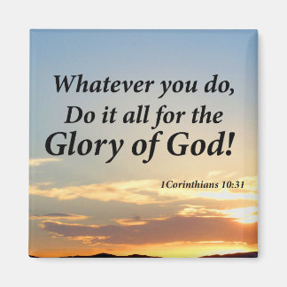 Imán 1 Corintios 10:31