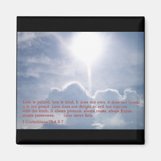 Imán 1 Corintios 13:4 6-7 Nubes
