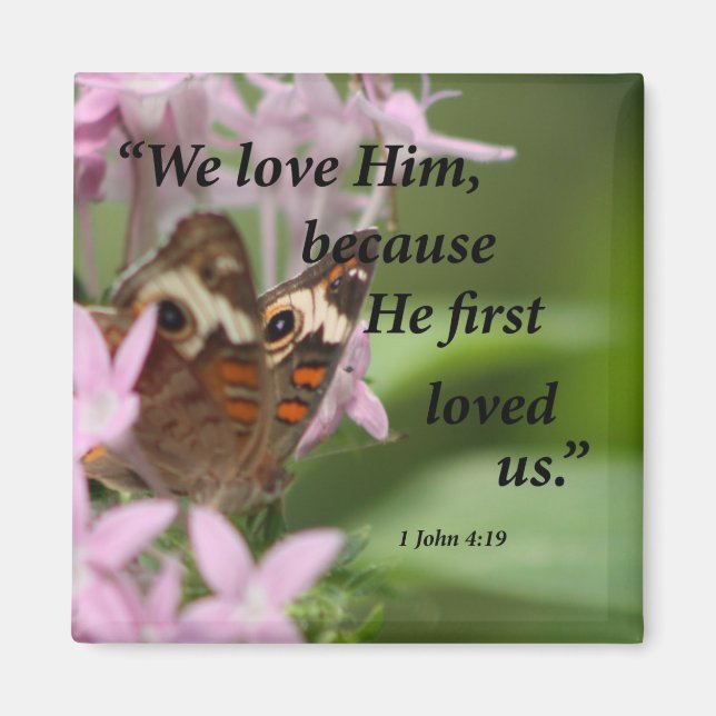 Imán 1 Juan 4:19 (Frente)