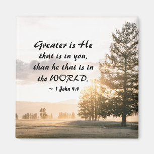 Imán 1 Juan 4:4 Mayor es el que está en ti
