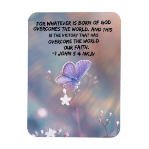 Imán 1 Juan 5:4 NTV Biblia Verso