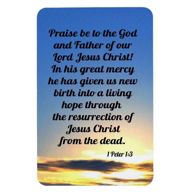 Imán 1 Pedro 1:3 (Vertical)