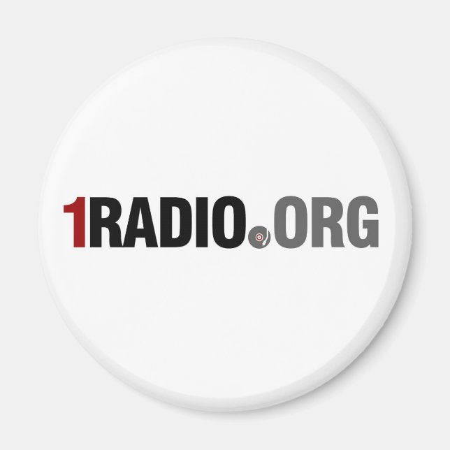 Imán 1 Radio Fridge Magnet (Frente)
