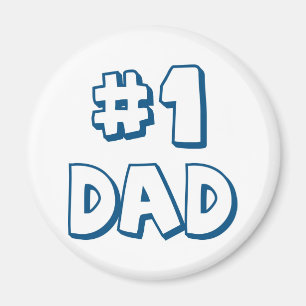 Imán #1 Regalos del Día del Padre número uno