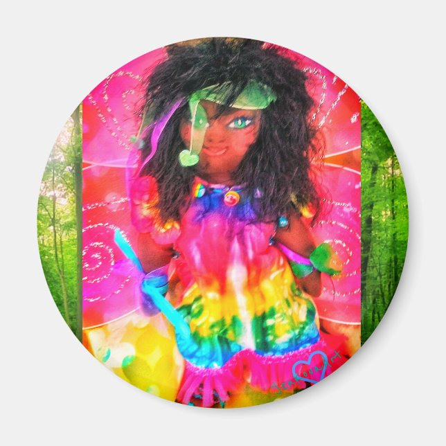 IMÁN 1FAERY DOLL PINK MAGNET (Frente)