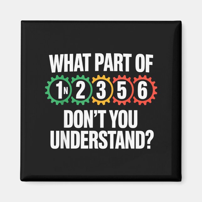 Imán 1n256 Motorcycle Shift Biker Motorcyclist  (Frente)