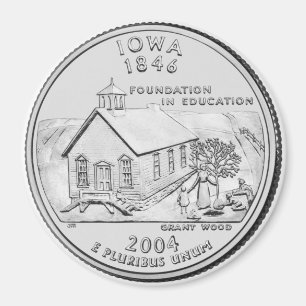 Imán 2004 del cuarto del estado de Iowa