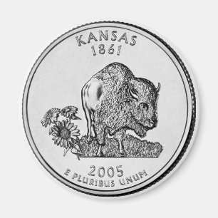Imán 2005 del cuarto del estado de Kansas
