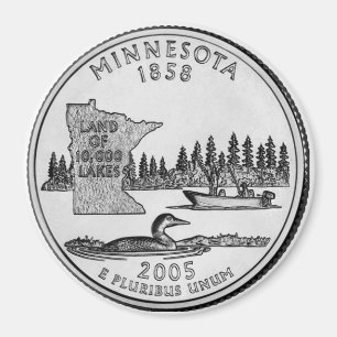 Imán 2005 del cuarto del estado de Minnesota