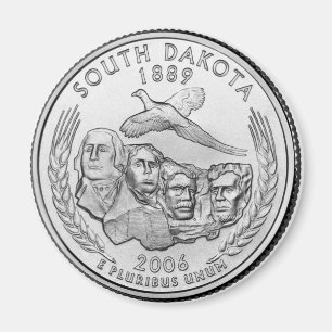 Imán 2006 del cuarto del estado de Dakota del Sur