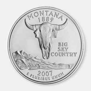 Imán 2007 del cuarto del estado de Montana