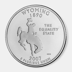 Imán 2007 del cuarto del estado de Wyoming