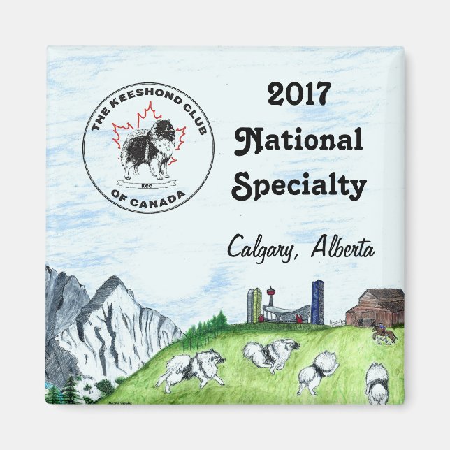 Imán 2017 Magnet de recuerdo especial (Frente)