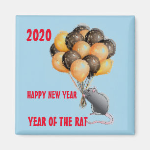 IMÁN 2020 FELIZ AÑO NUEVO DE LA RATA