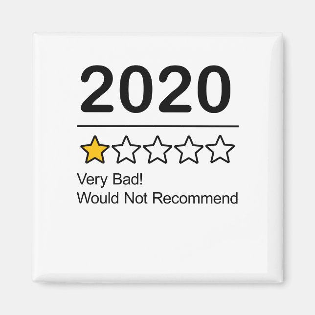 Imán 2020 One Star Rating (Frente)