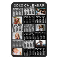 2022 Año Calendario Mensual Mod Collage de fotos n