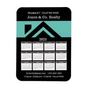 Imán 2023 Calendar House Personalized Magnet