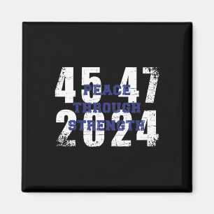 Imán 2024 45 47 America First Maga Guay Vintage Unique